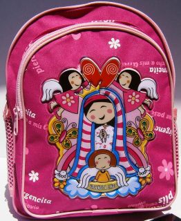 Virgencita Plis Backpack Distroller Style Mid Size 10 Pink