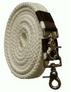New Western White Cotton Roping/Competi​tion Reins Training Reins 