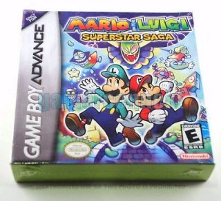 Mario and Luigi Superstar Saga Gameboy Advance GBA New