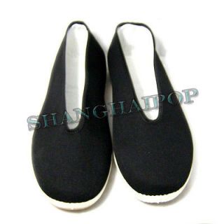 Chinese Martial Art Shoes Kung Fu Tai Chi Taiji Cotton Slipper Black 