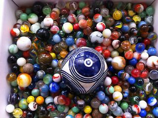 LOT 600 marbles Peltier Akro Christensen Vintage Marble Marbles