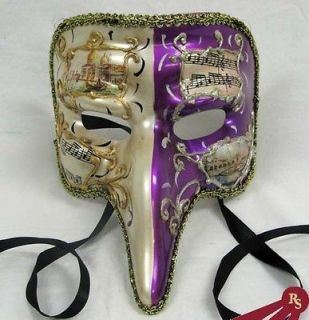 purple masquerade mask in Masks & Eye Masks