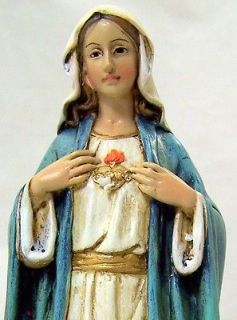 Immaculate 6 Heart Of Virgin St Saint Mary Mother Of Jesus Statue 