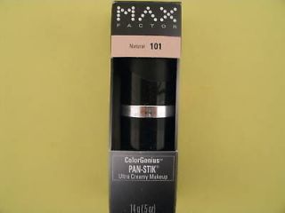 Max Factor NATURAL #101 Foundation Pan Stick, Pan Stik