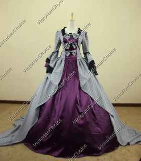 Marie Antoinette Victorian Dress Wedding Ball Gown Reenactment 148 S