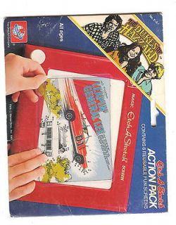   Of Hazzard Etch A Sketch Action Pack General Lee Games Daizy Maze 1981