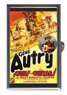   GUNS AND GUITARS 36 Coin, Mint, Guitar Pick or Pill Box MADE IN USA