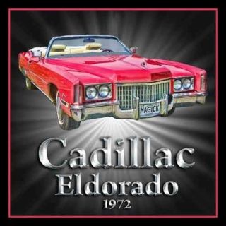 Cadillac Eldorado 1972 Classic Car Acrylic Drinks Coaster