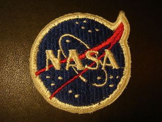 UNCOMMON VINTAGE EARLY 1960s NASA MEATBALL CLOTH BACK PATCH