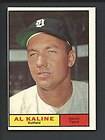 Al Kaline 1961 Topps Card #429; EX NM (OC); Detroit Tigers