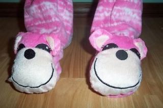 Pink FUNKY MONKEY Adult FOOTED Drop Seat 2X Pajamas Soft NEW