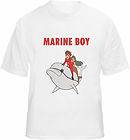 Marine Boy T shirt Retro Cartoon Tee