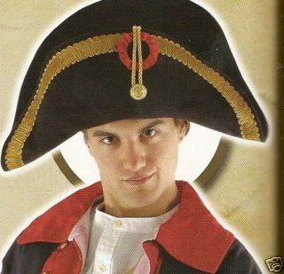   18th Century Napoleon Costume Bicorn HAT French Navy Officer soldier