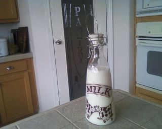 glass milk bottles in Milk