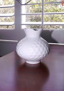 Vintage Meissen hammered porcelain fine cina vase