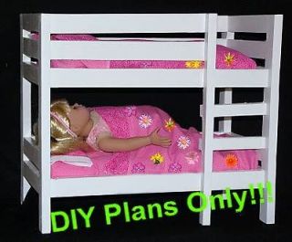 American Girl Doll Bunk Bed Plans