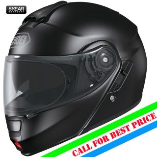   DEAL ~ SHOEI NEOTEC Gloss Black Motorcycle Modular Touring Helmet DOT