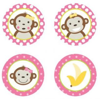 monkey cupcake toppers in Holidays, Cards & Party Supply