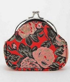 Anthropologie Urban Outfitters KIMCHI Rose Brocade Coin Purse Clutch 