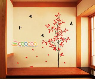 Wall Decor Decal Sticker Removable large sigle tree 66