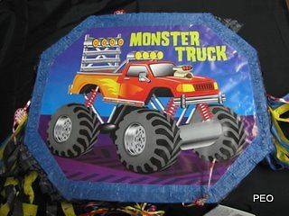 Monster Truck Pull Pinata Pinatas Pickup Trucks Birthday