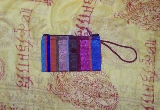   TRADE ETHNIC HIPPY MULTI COLOURED SILK PURSE / WALLET FROM MOROCCO