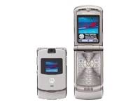   CELL PHONE Motorola RAZR V3   Silver (T Mobile) RAZOR Flip Phone