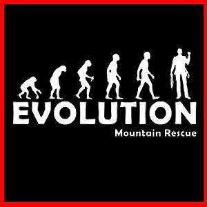 MOUNTAIN RESCUE EVOLUTION Fireman Air Climber T SHIRT