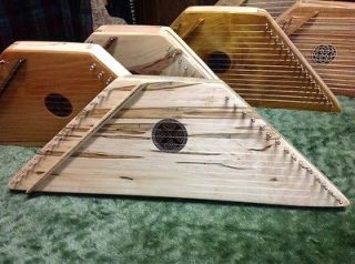   Maple Plucked Psaltery Zither Lap Harp Dulcimer Easy Play Instrument