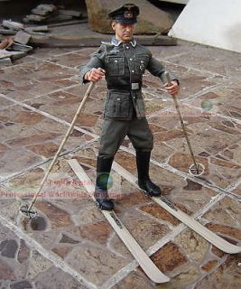   Action Figure GERMAN Mountain Infantry Ski Troop SNOW GEAR Gun_Ski