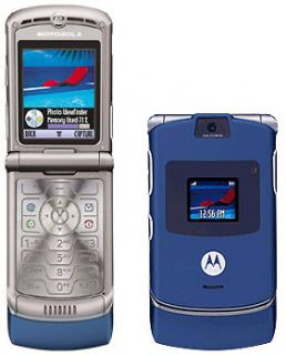 New Motorola RAZR V3xx Blue (Unlocked)Mobile Phone UK Selller Same day 