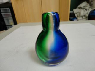Vintage Murano Oggetti Sommerso Vase, Blue/Green/Clear (Used/Vintage)