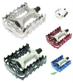 Onza VP458 Alloy Mountain Bike Double Caged Trials Pedal Various 