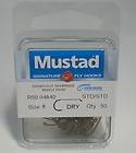 Package of 50 Mustad Signature Dry Fly Fishing Hooks Size 8