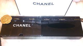 Authentic CHANEL Bag COSMETIC Case + TISSUE Box COMBO Long XMAS 