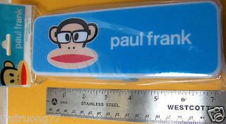 Paul Frank Smart Glasses Look Pen Pencil Storage Case Box Blue White 