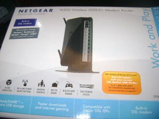 Netgear N300 Wireless ADSL2 + Modem Router