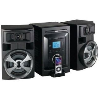 RCA CD PLAYER AUDIO STEREO SYSTEM WITH UNIVERSAL IPOD DOCK CHARGER 