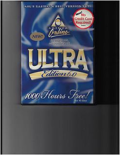   America Online Ultra Edition 6.0 1,000 Hrs Program Disk 2000 Software