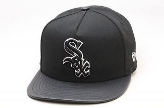   White Sox Snake Skin Strapback Hat [Black] Snapback Limited Edt