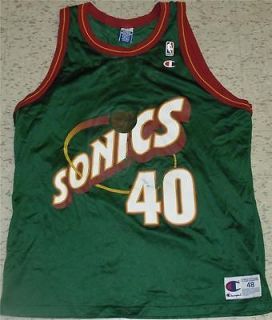   Vintage Champion Jersey sz. 48 XL Seattle SuperSonics Sonics 90s NBA