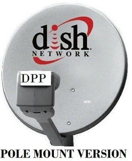 Dish Network Satellite 500 for RV PORTABLE POLE MOUNT Twin DPP LNB Pro 