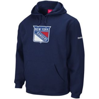 Reebok New York Rangers Navy Blue Playbook Pullover Hoodie Sweatshirt