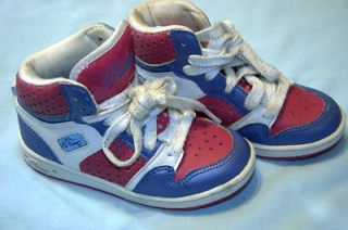 EUC Pastry high top leather tennis shoes little girls sz. 10 lace up 