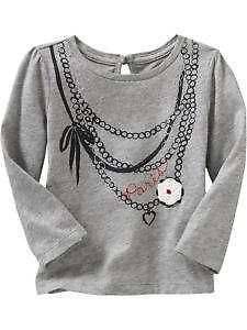 NWT Baby GAP 5T 5 American In Paris Necklace SHIRT Top TEE