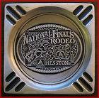 Hesston Nationals Finals Rodeo Belt Buckle AshTray 1998