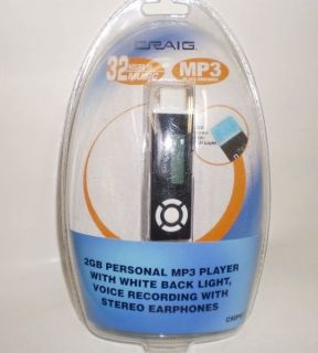 Craig 2GB Personal  Player with Voice recording