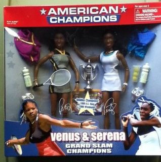 Venus & Serena Williams American Champions Grand Slam Champions dolls 