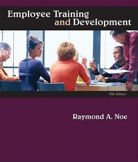   Training and Development by Raymond Andrew Noe 2009, Paperback