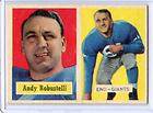 1957 TOPPS FOOTBALL #71 ANDY ROBUSTELLI   NEW YORK GIANTS, ARNOLD